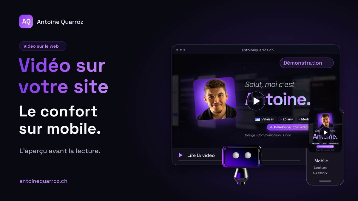 37. Vidéo sur votre site : limiter le poids et préserver le confort sur mobile