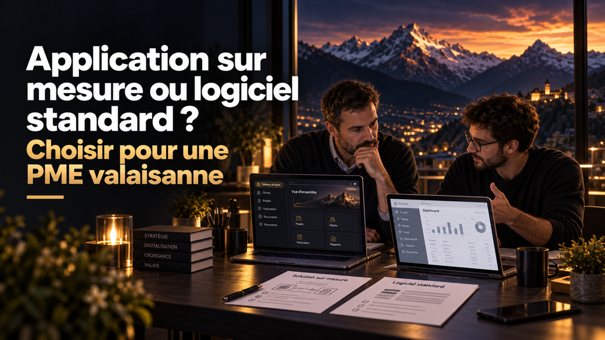 11. Application sur mesure ou logiciel standard pour une PME valaisanne