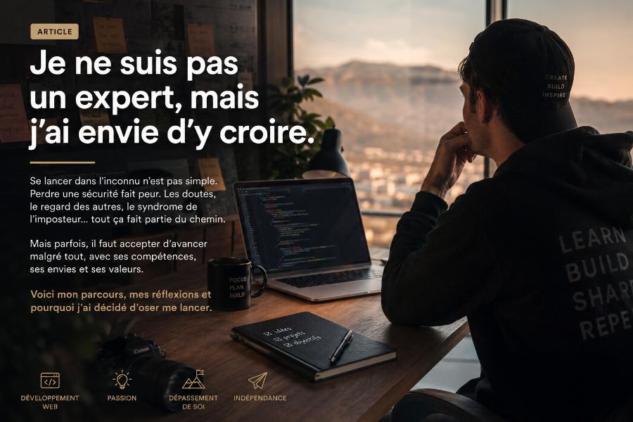 4. Je ne suis pas un expert, mais j’ai envie d’y croire