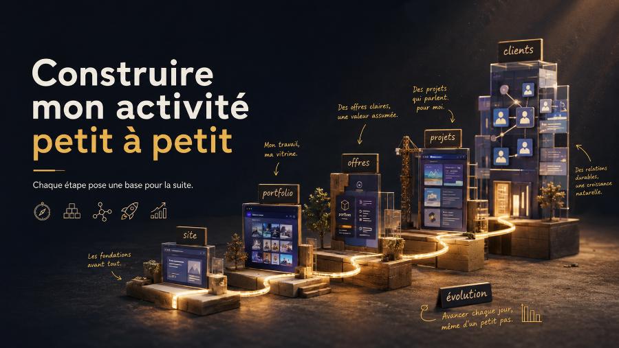 6. Comment je construis mon activité petit à petit